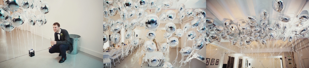 Able Labels wedding decor balloons East London wedding photographer Lisa Jane Photography