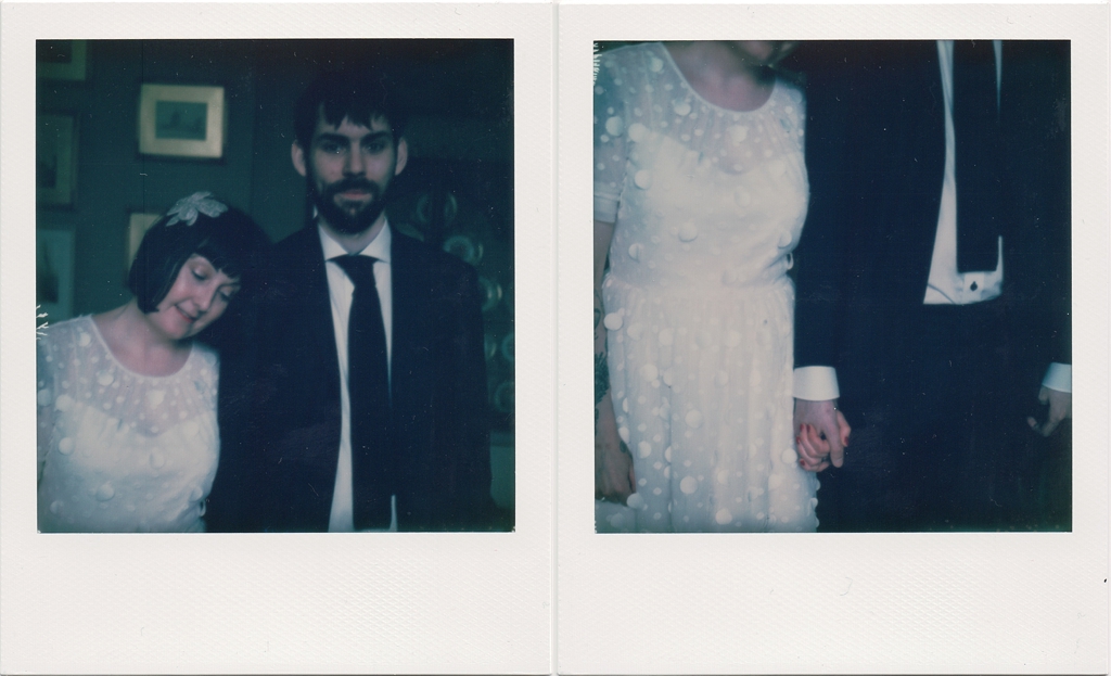 polaroid wedding photography