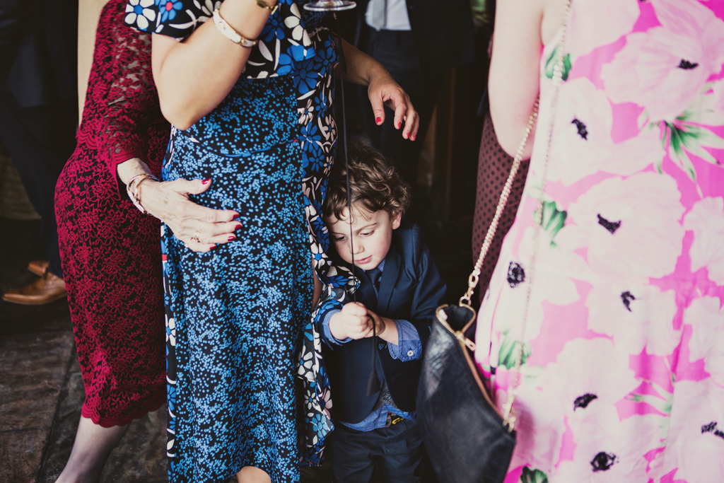 boy hugging mum at a stoke newington town hall wedding 