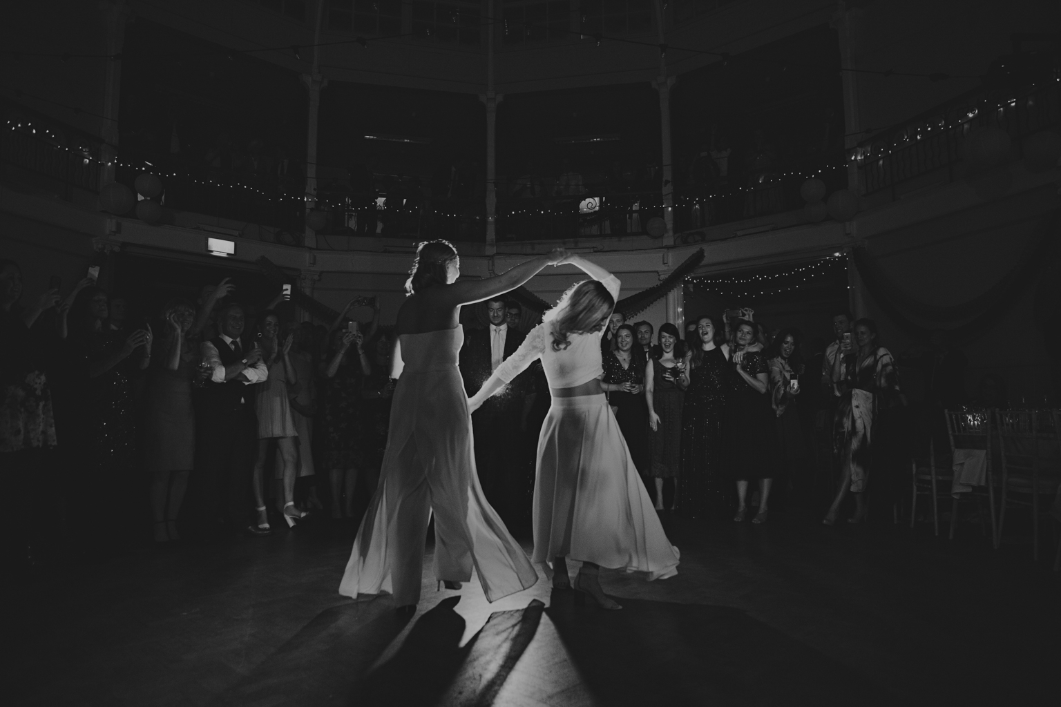 First dance at Tab Centre Shoreditch wedding by Lisa Jane Photography