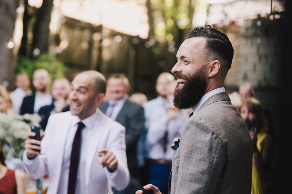 Speech at Hackney Town Hall Wedding by Lisa Jane Photography