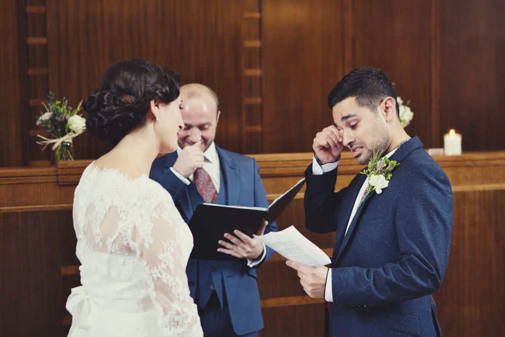 Moments – tears during the vows