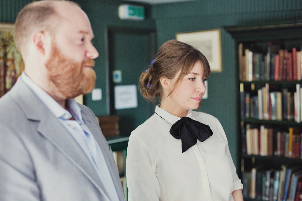 Stylish London elopement at Highgate Literary and Scientific Institution