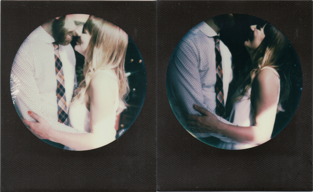 Polaroid wedding portrait Portsmouth 