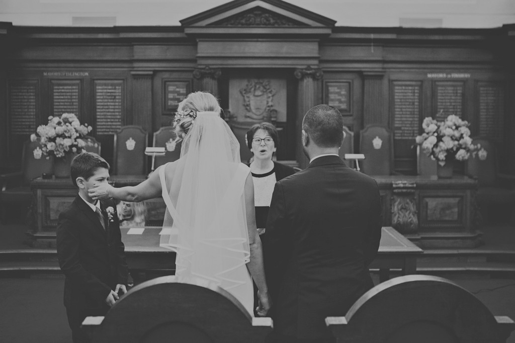 Islington Town Hall wedding ceremony London
