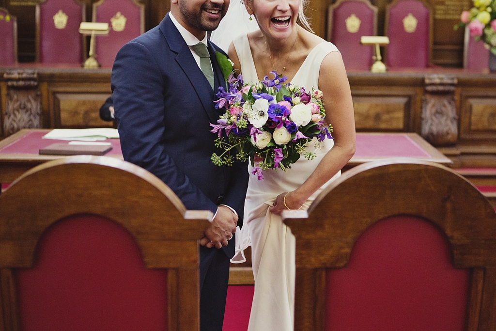 Creative wedding photography at Islington Town Hall London