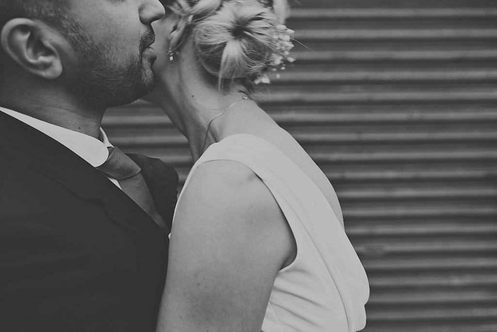 Creative wedding portrait London