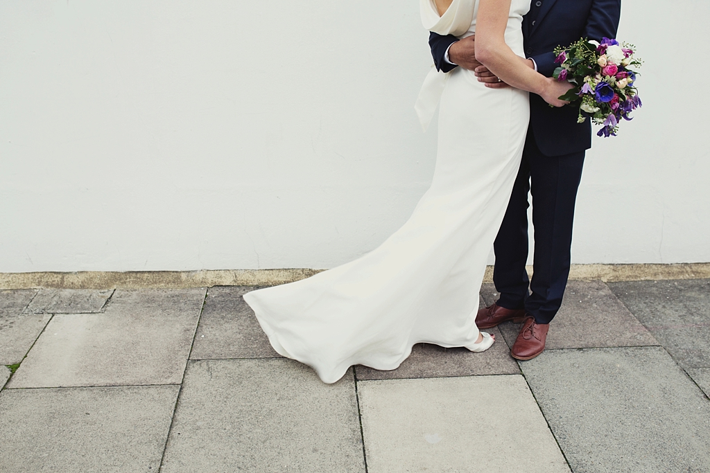 Urban wedding portrait London