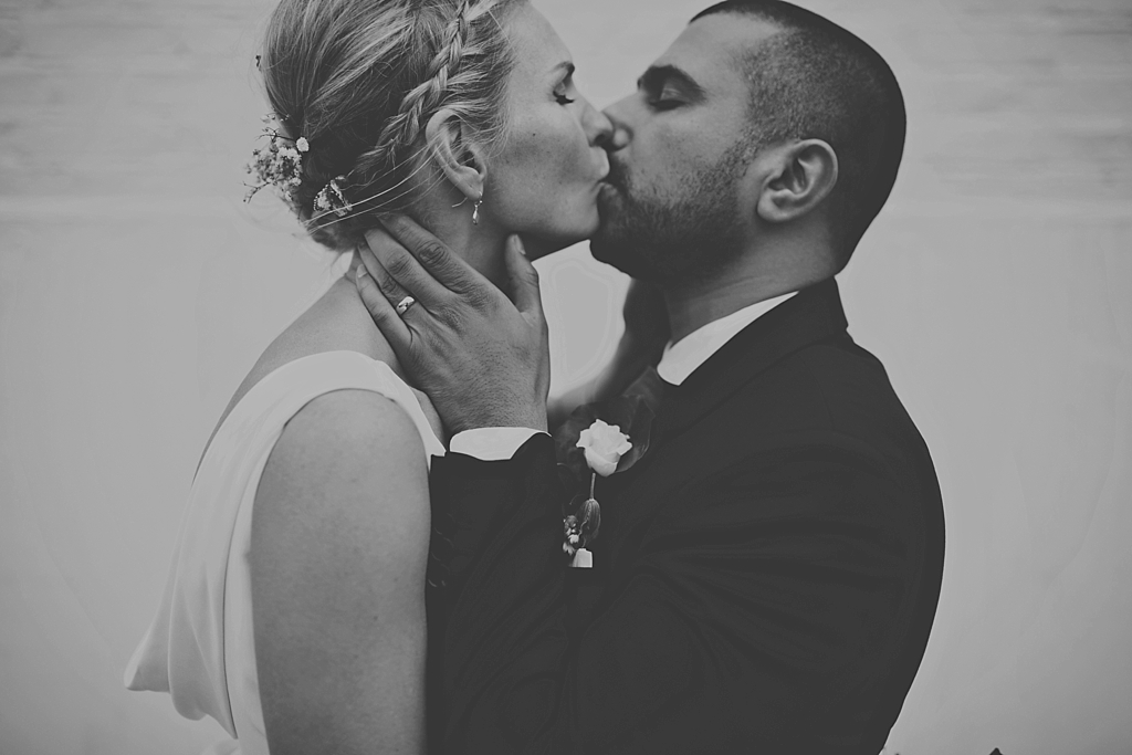 Creative wedding portrait London