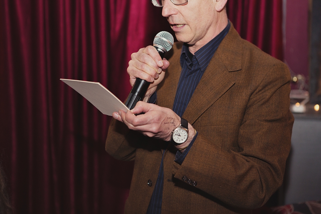 Wedding speeches at Hoxley and Porter pub London