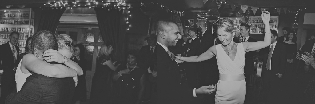 Creative first dance photography at Hoxley and Porter pub London