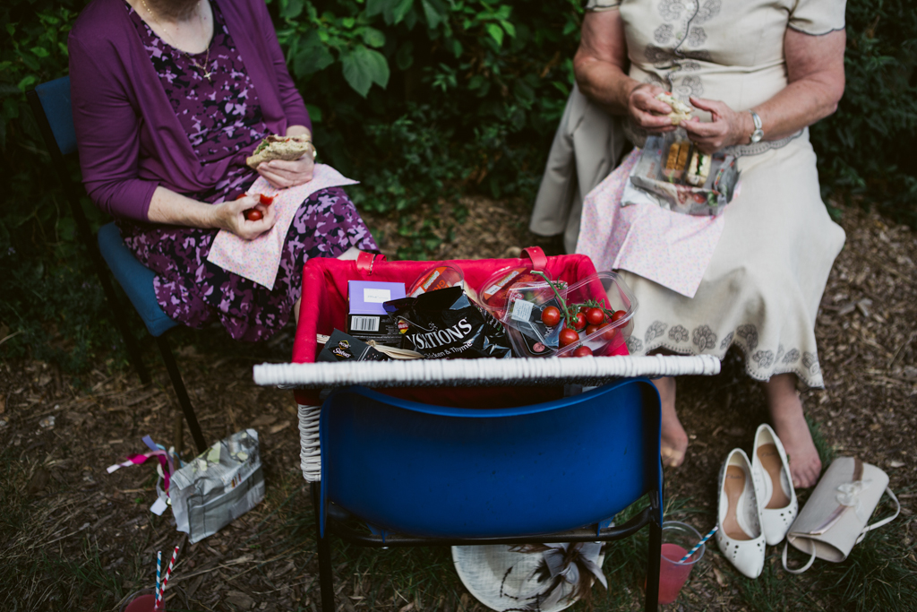 an english picnic wedding moment by Lisa Jane Photography