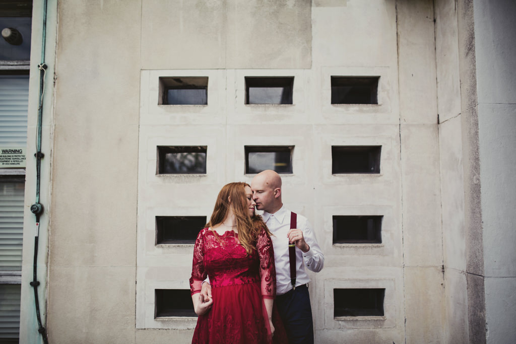Alternative elopement wedding photography London