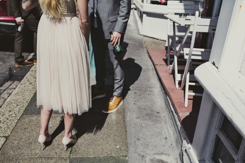 Laid back quirky wedding photography Brighton