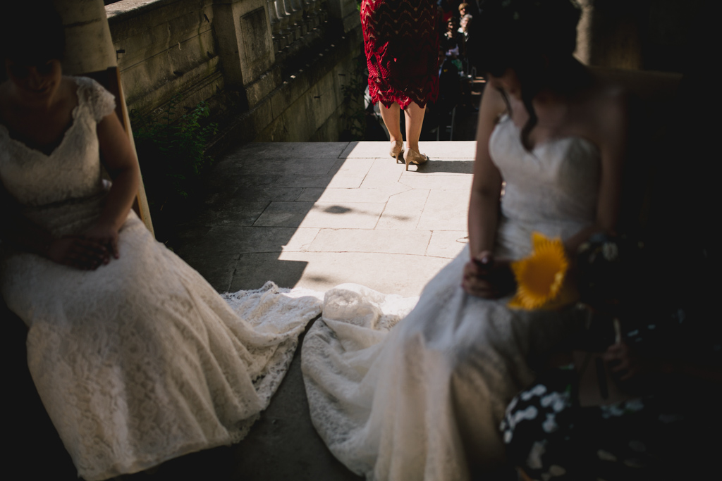 Reading during a ceremony at Hampstead Hill Pergola Wedding | Lisa Jane Photography | Modern London Wedding Photography