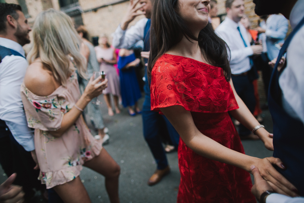 Dancing at Shoreditch Studio Wedding | Lisa Jane Photography | Modern London Wedding Photography
