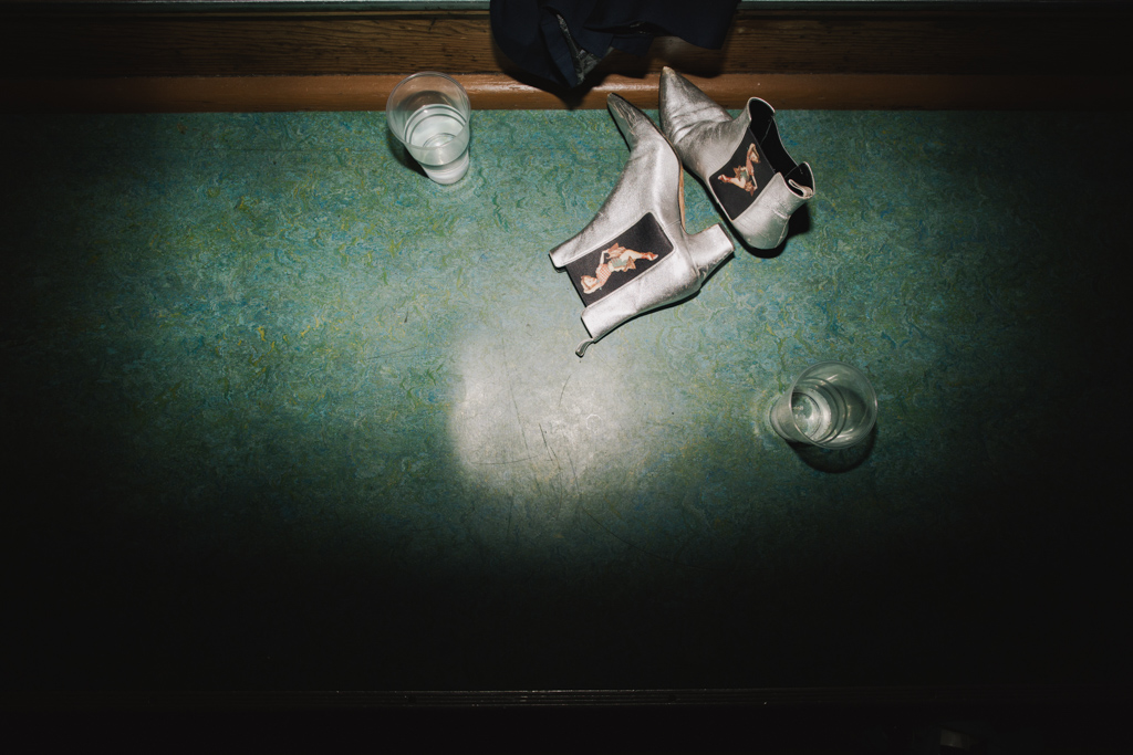 Shoes on dacnefloor at a Camden Wedding | Lisa Jane Photography | Creative Modern London Wedding Photography